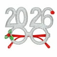 thumbnail image 2 of Party Supplies,2026 New Year Glasses Glitter Novelty Eyewear Frame With Decorations, 2 of 5