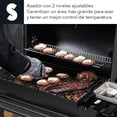 thumbnail image 3 of Parrilla Asador De Carbón Tipo Barril Con Ruedas Acero Inox, 3 of 6