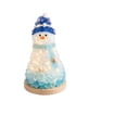 thumbnail image 4 of Sea Glass 3D Art Kit, DIY Snowman Mosaic Craft for Christmas Tabletop Home Decor, 8 in Seasonal Craft Project for Adults, 4 of 4