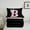 Letter B, variant on Manfei Monogrammed Girl Bedding Comforter Set, Personalized Initial M Twin Comforter Sets, Princess Bow Knot Bedding Set, Black Pink Bedroom Decor, Reversible 2 Pieces