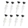thumbnail image 1 of Toilet Tank Bolts and Seals Kit 8-Pack M10 Plastic Toilet Repair Hardware, Leak-Proof Bathroom Replacement Parts, 1 of 5