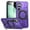 purple, variant on Decase Rugged Case for iPhone 13,Dual Layer Hybrid Shockproof Protective Phone Cover with Kickstand [Drop Protection]&[Support Wireless Charging],for Appe iPhone 13,gray