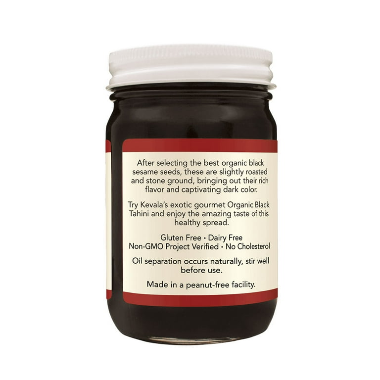 Tarazi Tahini 8oz Squeeze Bottle - 100% Sesame Paste, Non-GMO, Gluten-Free, Vegan, Made In California