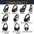 thumbnail image 3 of Almohadillas de auriculares SoloWit para Bose QC Series Burgundy, 3 of 7