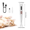 thumbnail image 5 of Audessy Electric Clipper for Dogs and Cats, Pet Hair Clipper with LED Light, Multifunctional Electric Pet Clipper Kit, for Grooming Pet Hair Around Paws, Eyes, Face and Rump, 5 of 11