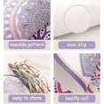 thumbnail image 5 of Impression D'un Ct Sets De Table Mandala Ronds Imprim Bohme En Pvc Lot De 6 Sets De Table Lavable Rsiste La Chaleur Antidrapant Tapis De Table P, 5 of 5