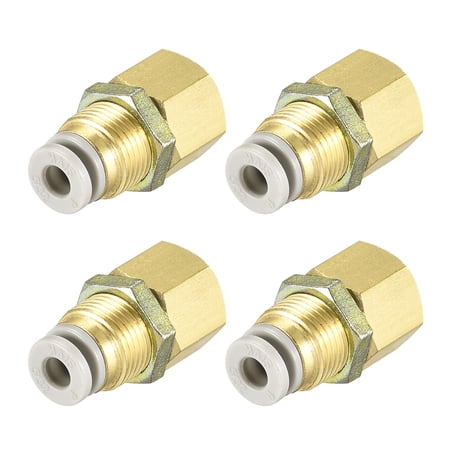 5 Pcs 1/8" PT Male Thread 6mm Push In Joint Pneumatic Connector Quick Fittings P