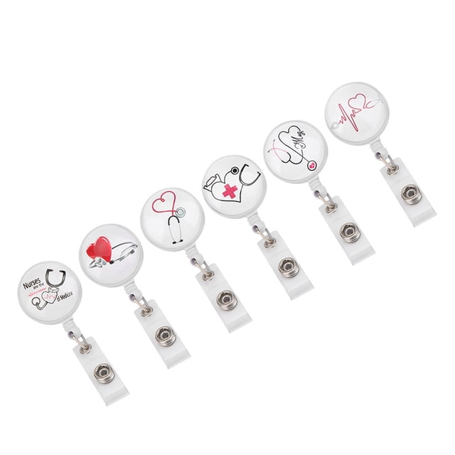 Retractable Badge Reel Badge Reel Safe Wide Application for Home Office