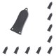 thumbnail image 2 of Wosthever 5 piezas de cubierta de varilla de armazón de guitarra eléctrica placa de instrumento resistente al desgaste placa de varilla Perla blanca 10piezas, 2 of 6