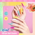 thumbnail image 3 of Kit de esmaltes de uñas en gel MEFA, 12 colores con luz UV, juego de 19 piezas, 3 of 9