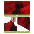 thumbnail image 4 of Red Bar Stool Covers Set of 2, Retro Oil Painting Modern Abstract Art Aesthetics Stretch Washable Bar Chair Covers with Backs, Removable Pub Counter Height Chair Cover for Kitchen Dining Room Cafe, 4 of 7