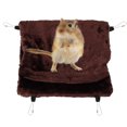 thumbnail image 1 of Cama colgante para mascotas, franela, café, hamaca para hámster, casa colgante para mascotas, hamaca para hámster, rendimiento lleno de energía, 1 of 8