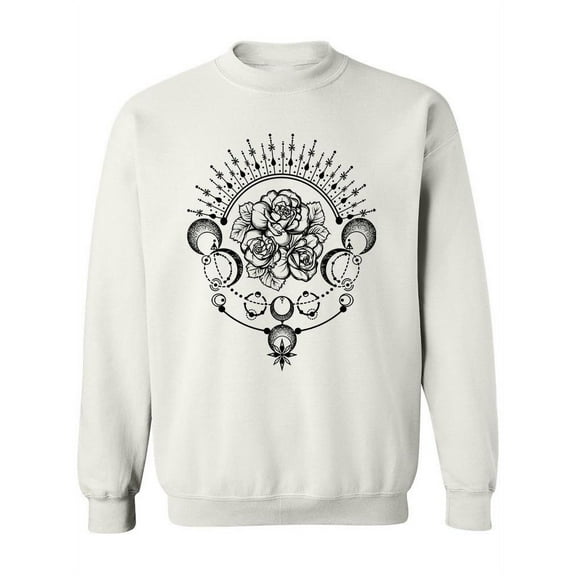 Astronomical Rose Sweatshirt Women -Image by Shutterstock, Female Large