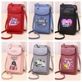 thumbnail image 2 of BTS Crossbody Bag Para Las Mujeres De Cuero Sling Estudiante Teléfono Móvil Bolso De Hombro Coreano BT21 Cartera Larga, 2 of 4