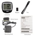 thumbnail image 4 of Computadora De Bicicleta SUNDING Bike Wired Code Table Velocímetro Ciclismo Bicicleta Digital LCD Computadora, 4 of 6