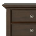 thumbnail image 3 of Amherst 24 inch Wide Solid Wood Transitional Bedside Table in Russet Brown, 3 of 6