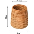 thumbnail image 2 of Rattan Pencil Holder,Handmade Wicker Cup Makeup Brushes Holder, Boho Table Décor Cups Organizer Desk Organizer Makeup Brushes Holder, 2 of 17