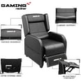 thumbnail image 4 of Waleaf Gaming Recliner Chair Racing Style Single Ergonomic Lounge Sofa 400LBS for Living Room, 4 of 7