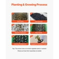 thumbnail image 4 of KFFKFF Aquaponic Cultivation Setup, 50 Slot 10 Level Aquaponic Stand, Mobile Aquatic Plantation with Water Circulator & Casters, Indoor Flora Propagation Kit for Herbs, Fruits & Vegetables, 4 of 9