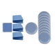 thumbnail image 1 of Almohadilla deslizante 20x para muebles, antiabrasión, antideslizante para escritorio, muebles móviles azul 50mm y azul 40x40mm BLESIY Almohadilla deslizante, 1 of 8