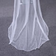 thumbnail image 4 of Monyance long bridal veil White Lace Cathedral Bridal Veil with Comb - Long Wedding Veil for Women(118.11X2.76X0.39Inches), 4 of 10