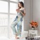 thumbnail image 5 of Fotbe Algae Corals and Seashells Pantalones de Pijama para Mujer, Pantalones de Dormir, Pantalones Pj con Cordón y Bolsillos-Small, 5 of 6