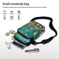 thumbnail image 7 of HELLHERO Floral and Butterfly Patterns 4.33x1.97x7.09 Crossbody Sling Bag Polyester for Unisex, 7 of 7