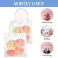 thumbnail image 4 of Hengbo 10 Pcs Clear Gift Bags with Handle 6.2 x 5.9 x 2.7 inch Plastic Transparent Gift Bag PVC Goodie Bag for Boutique Wedding Birthday Party Halloween Christmas, 4 of 8