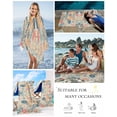 thumbnail image 5 of Boho Morocco Beach Towels Oversized Super Absorbent, Retro Farmhouse Ethnic Neutral Aesthetic Lightweight Bath Towel Quick Dry Sets For Bathroom/Pool/Rv Camping/Beach Play/Gym Room/Picnic 30"x60", 5 of 8