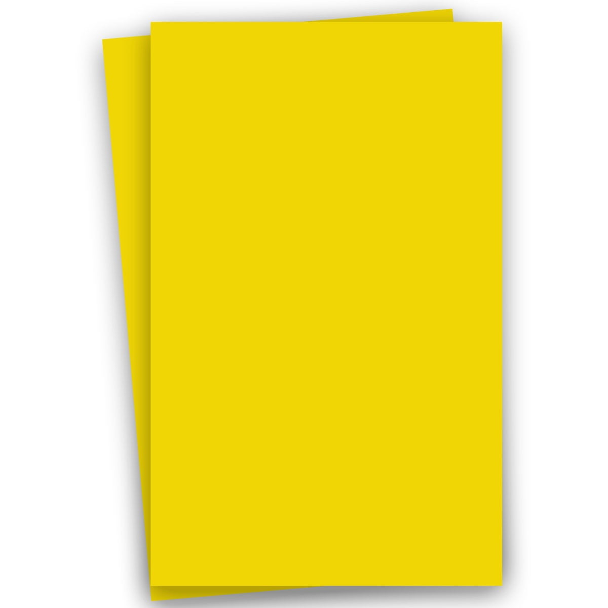 Clear Path Paper Favorites 8.5 x 11 inch Yellow Smooth Cardstock 65Lb Cover  (110 Sheets)