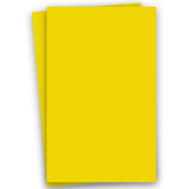 Popular YELLOW LEMON DROP 11X17 (Ledger) Paper 28T Lightweight Multi