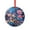 Pattern-1, variant on Crystal Glass Ornament Retro Rooster With Flowers Christmas Decorative Hanging Ornaments Retro Style Beige Chicken Rooster Farm Appreciation Gifts Ornaments for Xmas Tree