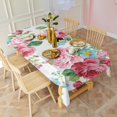 thumbnail image 5 of Pioneer Flower Floral Print Pattern Rectangle Tablecloth 60"x102",Waterproof Polyester Rectangle Table Cloth, Wipeable Spillproof Polyester Tablecloth for Dining, Camping, Indoor and Outdoor, 5 of 6