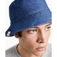 thumbnail image 2 of Sun + Stone Mens Chambray Fitted Bucket Hat, 2 of 3