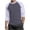 *Dark Gray, variant on VBVC Men's 3/4 Sleeve Raglan Stretchy T Shirt , Color Block Crew Neck Tops For Men, S-4XL