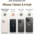 thumbnail image 3 of [5 in 1 for iPhone 13 Mini Case 5.4 inch, with 2 Pack Screen Protector + 2 Pack Camera Lens Protector, Liquid Silicone Slim Shockproof Protective Phone Case (Stone)………, 3 of 12