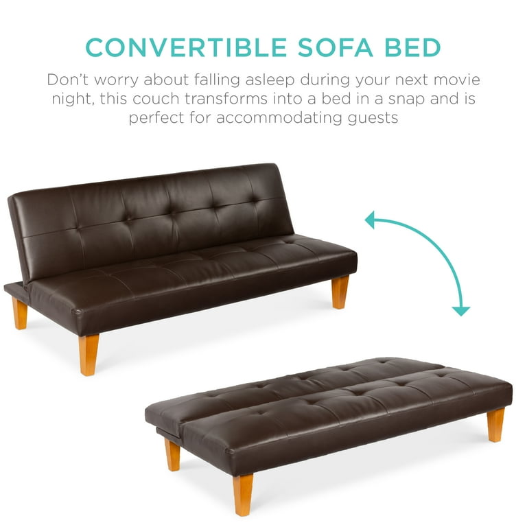 Best Choice Products Convertible Lounge Sofa Bed w Adjustable