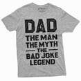 thumbnail image 6 of Men's Dad bad joke legend funny T-shirt Father's day Papa daddy Father gift Tee shirt for him (3X-Large Navy Blue), 6 of 7