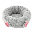 thumbnail image 1 of Cama autocalentable para mascotas, caseta de interior acogedora para perros y gatos, ideal para cachorros y chihuahuas. gris grande, 1 of 9