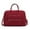 Wine, variant on MKF Collection Jayla Women’s Solid Quilted Cotton Duffle Bag For Travel by Mia K - Wine Red