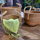 thumbnail image 3 of Cestas de Almacenamiento o Decoración Kalúa, en Fibra Natural Sand & Garden Cestas, 3 of 4