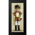thumbnail image 2 of Milan, Vittorio 12x24 Black Modern Framed Museum Art Print Titled - Christmas Nutcracker I, 2 of 5