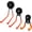1.69+2.59+3.46 inch, variant on Heavy-Duty Magnetic Hooks Double-Claw,Super Strong Magnet Hooks,Anti-Scratch Large Garage Hooks for Power Drill,Garden Tools,Hose,Pegboard,Magnetic Storage Hook for Hanging (1.69 inch, 2pcs)