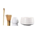 thumbnail image 2 of Juego de batidor de té tradicional de 4 piezas, estilo japonés, cuchara de B-Cuenco de té blanco, 2 of 2