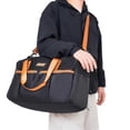 thumbnail image 3 of Hardside Luggage Sets 3 Piece, Hardshell Suitcase TSA Lock Spinner Wheel with Travel Duffle Bag and 4 Packing Cube.Black, 3 of 8