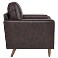 thumbnail image 4 of Modway Valour Leather Armchair in Brown, 4 of 9