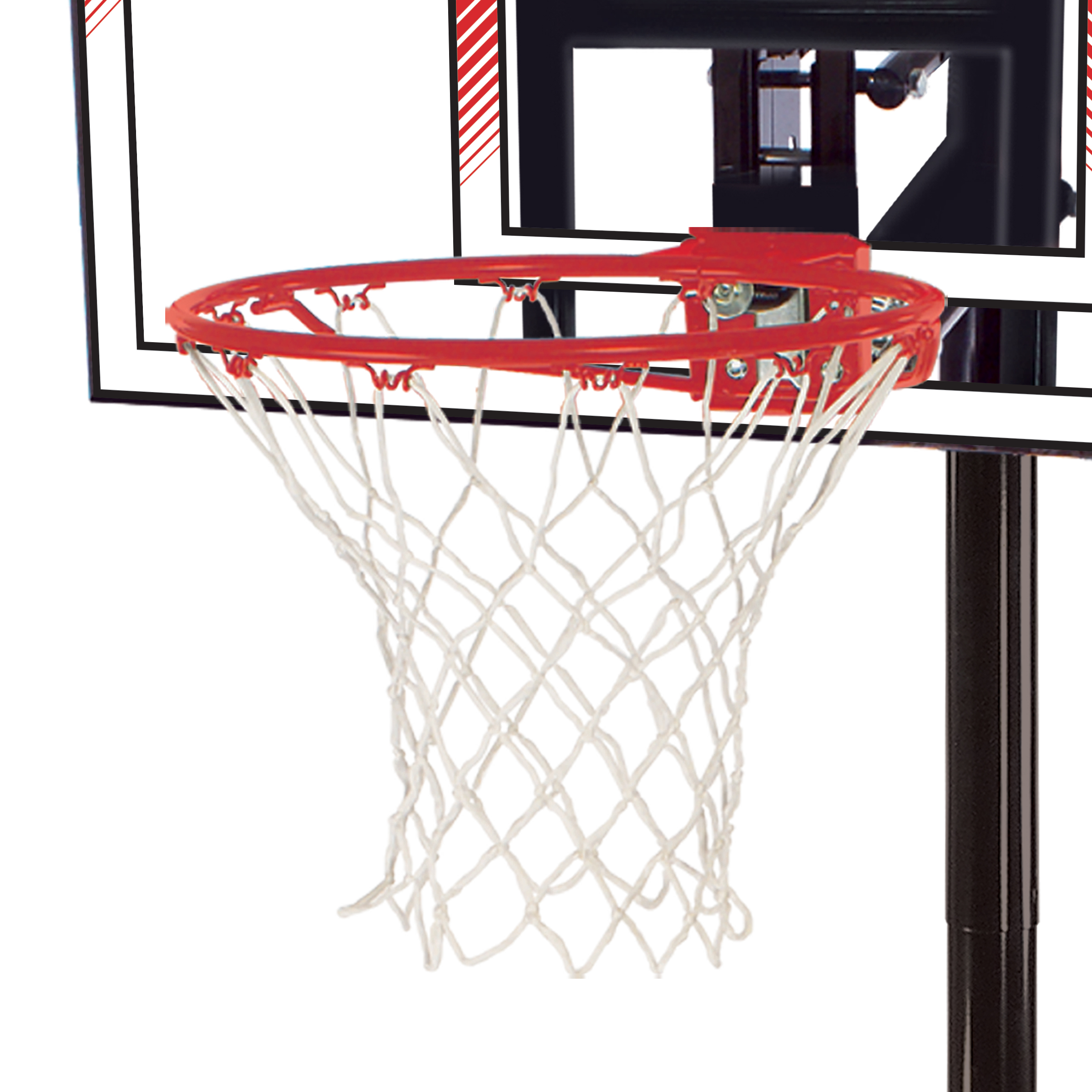 Spalding Ratchet Lift 44 In. Polycarbonate Portable Basketball Hoop System - image 4 of 6