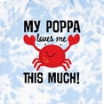 thumbnail image 4 of Inktastic My Poppa Loves Me Childs Crab Boys or Girls Baby Bodysuit, 4 of 5