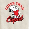 thumbnail image 3 of Peanuts -  Valentine's Cuter Than Cupid  - Toddler And Youth Crewneck Fleece Sweatshirt, 3 of 6