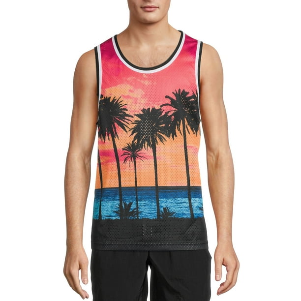 No Boundaries Men's and Big Men's Mesh Tank Top, Sizes XS5XL